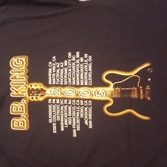 B.B. King Concert Tee Shirt 2002 King road show men's size large - Picture 1 of 6
